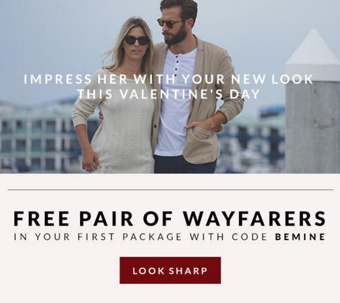Free Sunglasses or $30 Off Your First Month of Five Four Club!