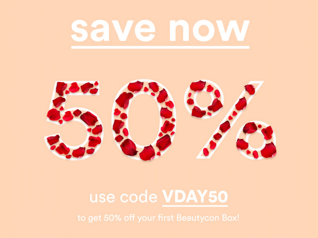 BeautyCon BFF 50% Off Valentine’s Day Coupon Code!