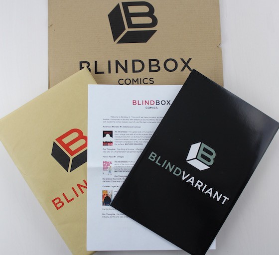 Blindbox Comics Subscription Box Review + Giveaway & Coupon – February 2016