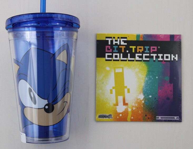 Arcade Block Subscription Box Review + Coupon February 2016 - cup and cd