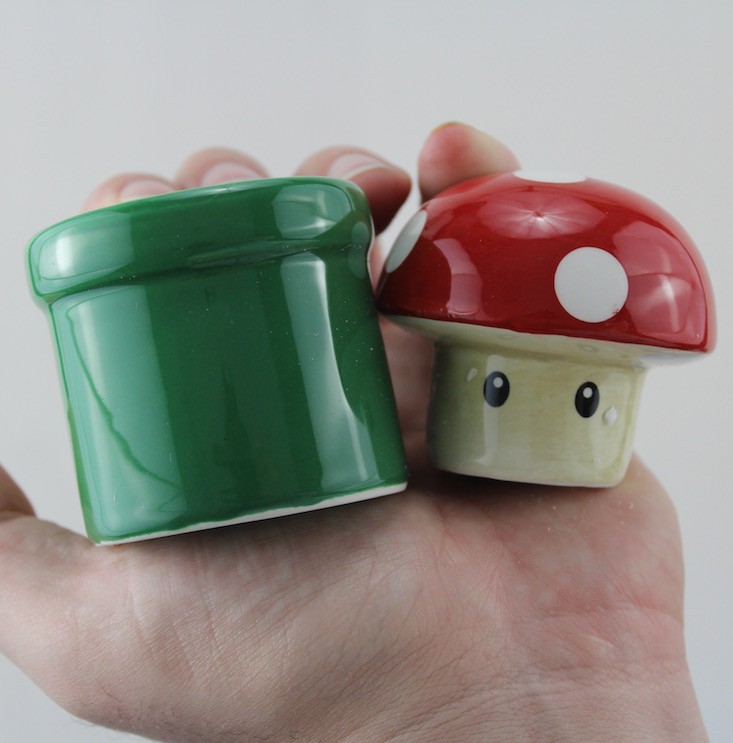 Arcade Block Subscription Box Review + Coupon February 2016 - salt and pepper shakers