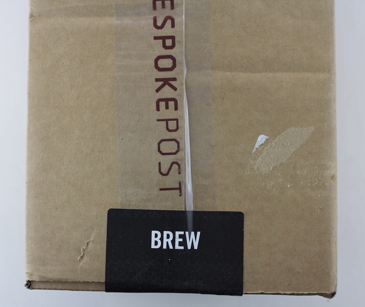 Bespoke Post Subscription Box Review + Coupon March 2016 Brew - box