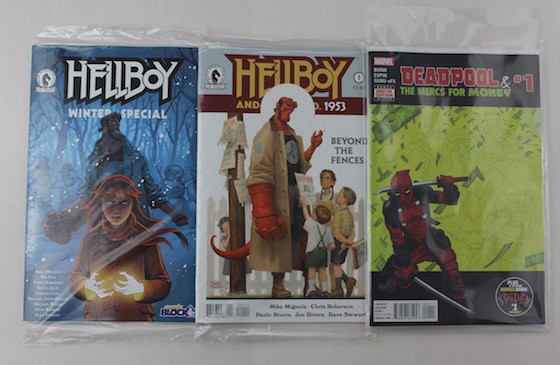 Comic Block Subscription Box Review + Coupon February 2016 - comics