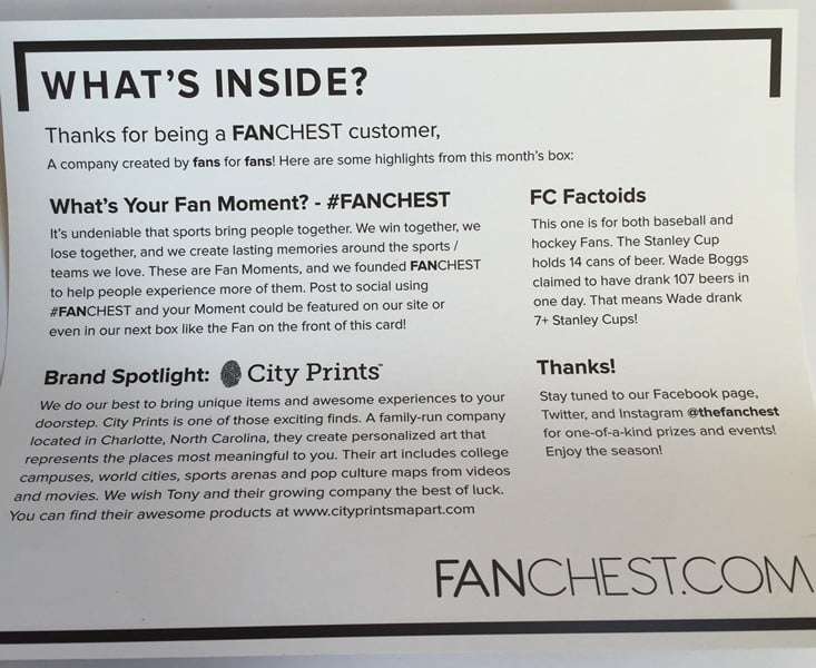 FanChest Card