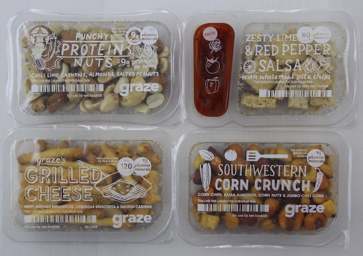 Graze %22Sugar Count%22 Box Review + Free Box Coupon March 2016 - snacks 1