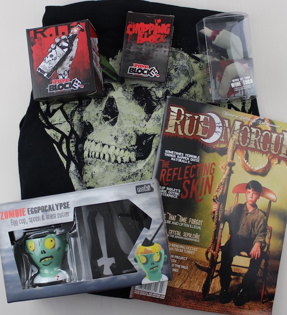 Horror Block Subscription Box Review + Coupon February 2016 - all items