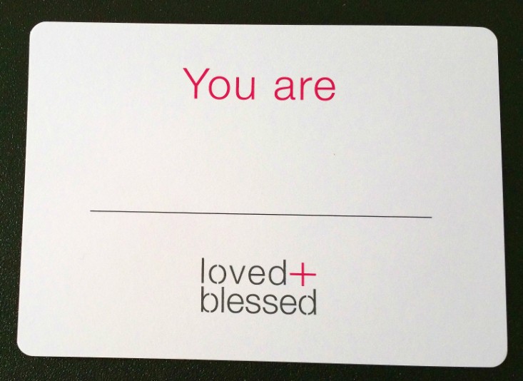LOVED AND BLESSED MARCH 2016 - items 3