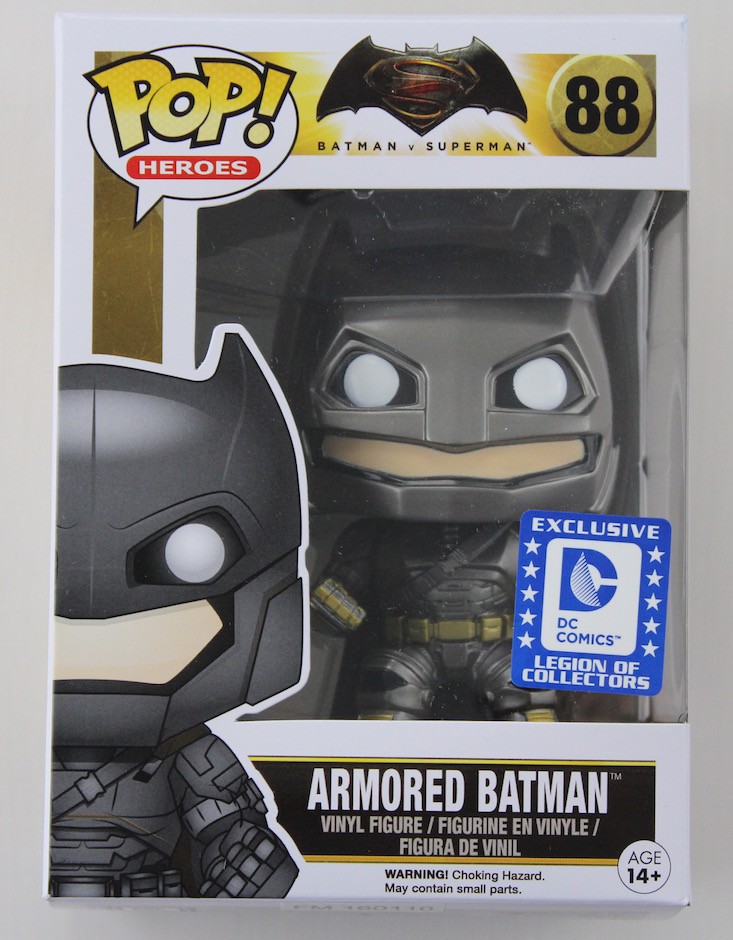 Legion of Collectors Subscription Box Review March 2016 - Armored Batman POP