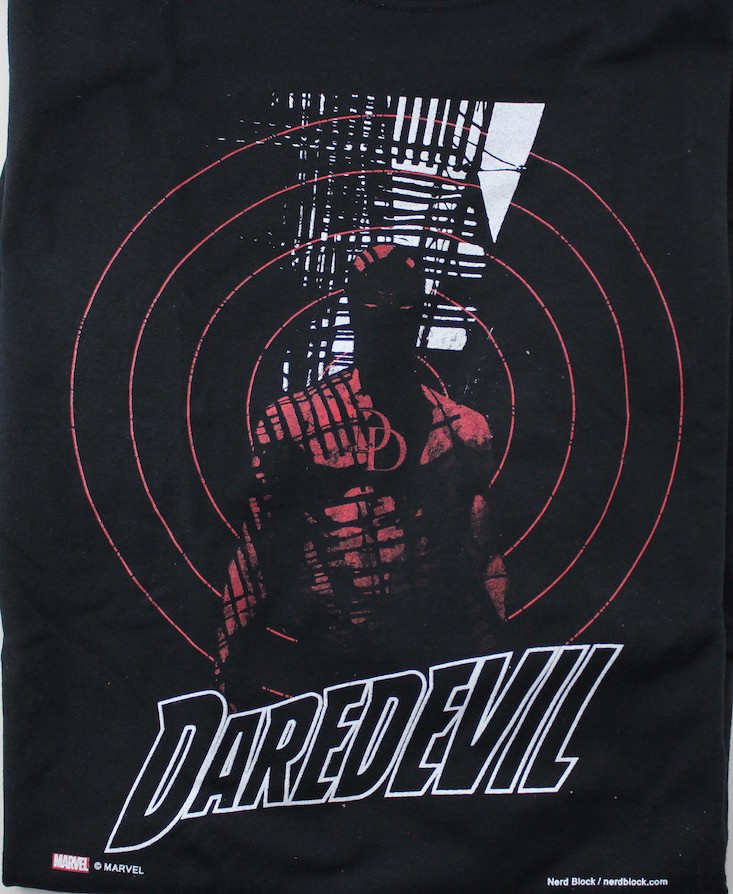 Nerd Block Subscription Box Review + Coupon March 2016 - Daredevil shirt