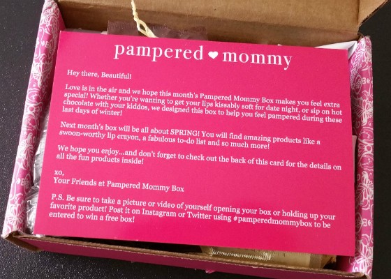 PAMPERED MOMMY FEB 16 - info 1