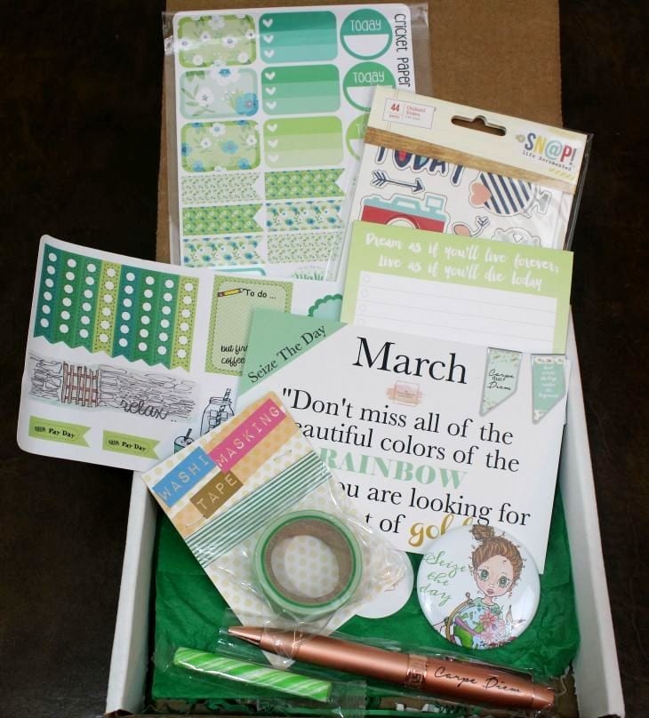 PlannerAddict- March 2016- products inside view