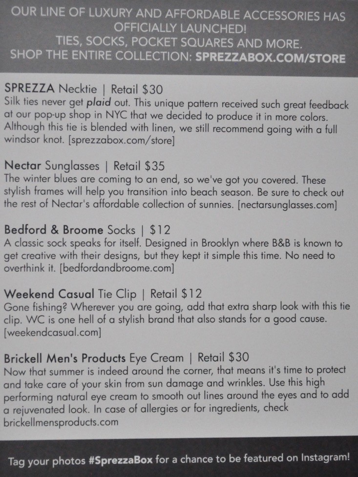 SPREZZABOX MARCH 2016 - 6