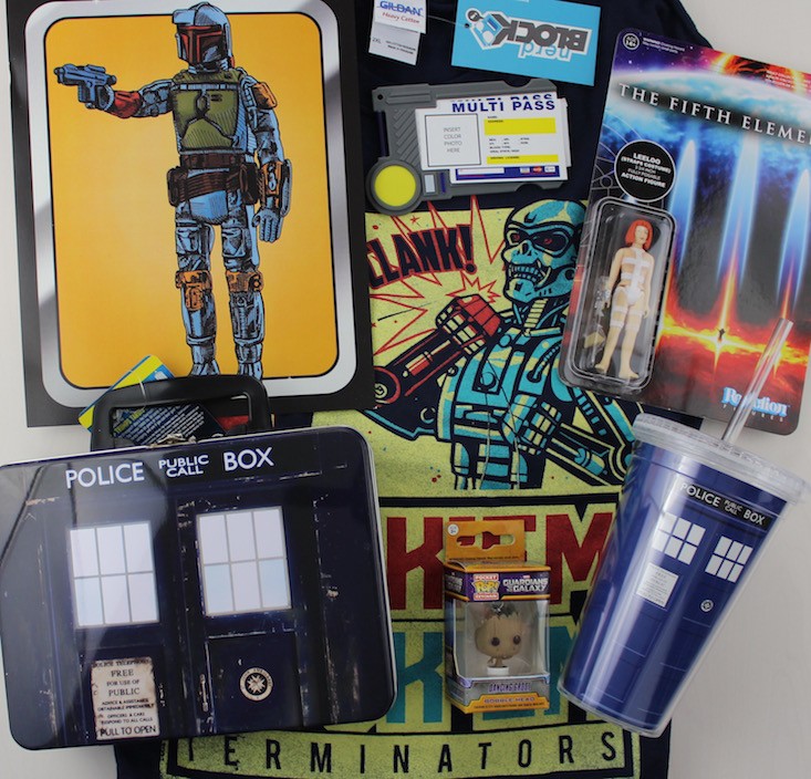 Sci Fi Block Subscription Box Review + Coupon March 2016 - all items