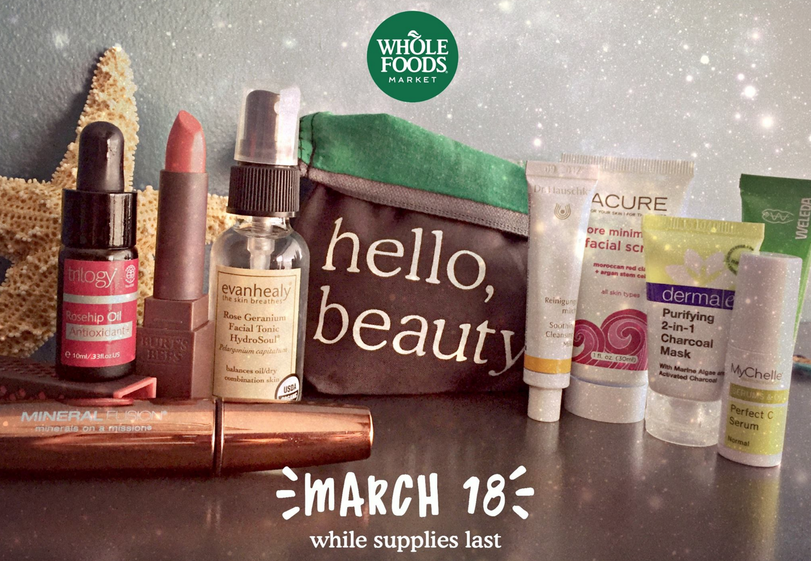 Whole Foods Hello Beauty Bag On Sale In Stores on 3/18