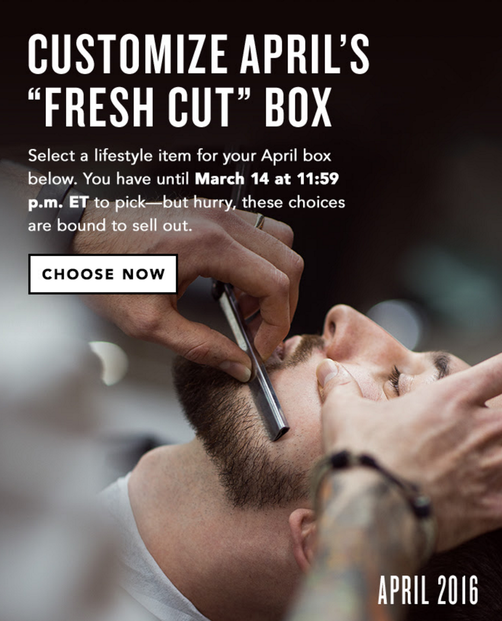Birchbox Man April 2016 Selection Time!