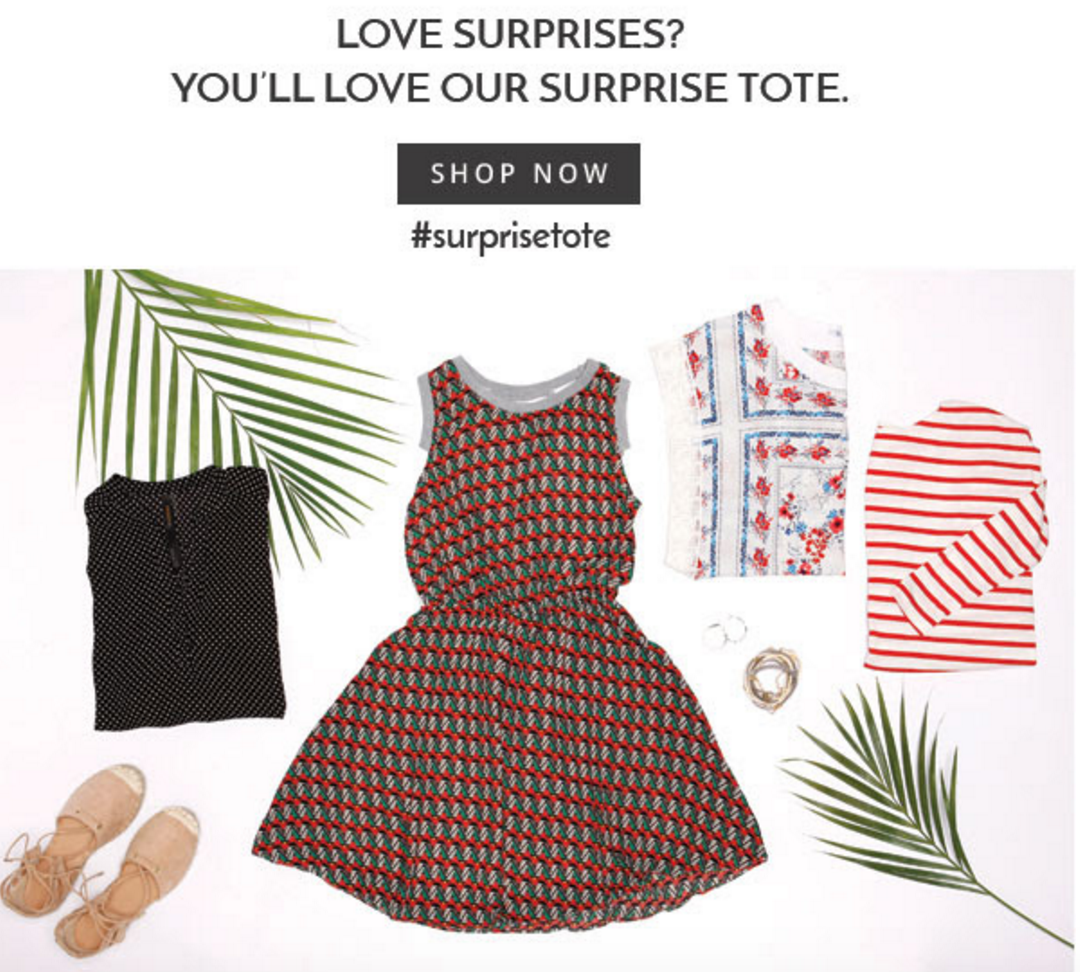 This Weekend Only – Golden Tote Surprise Tote + Free Shipping!