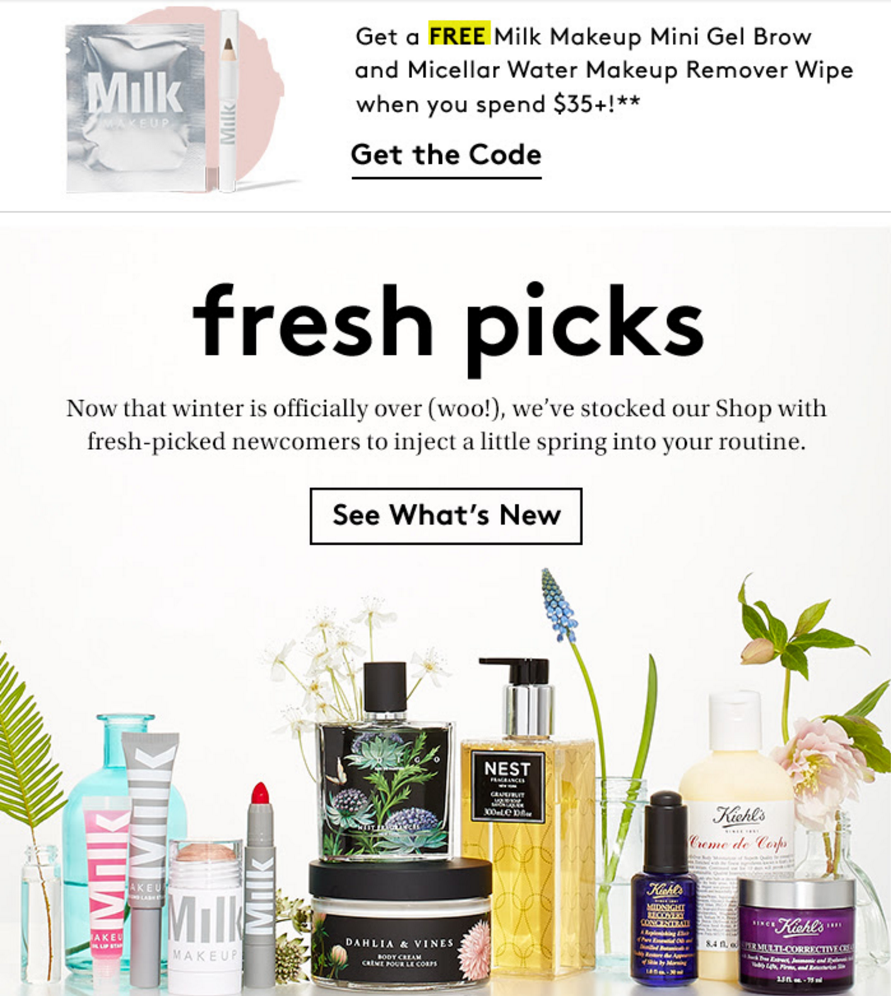 Free Milk Beauty Duo with $35+ Birchbox Shop Purchase!