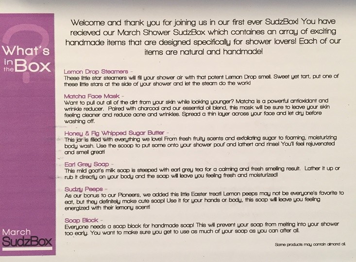 SudzBox Card