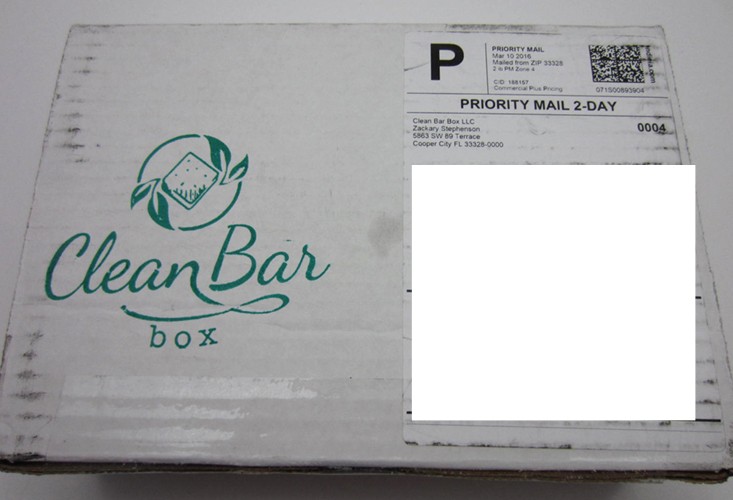 Clean Bar Box Subscription Box Review – March 2016