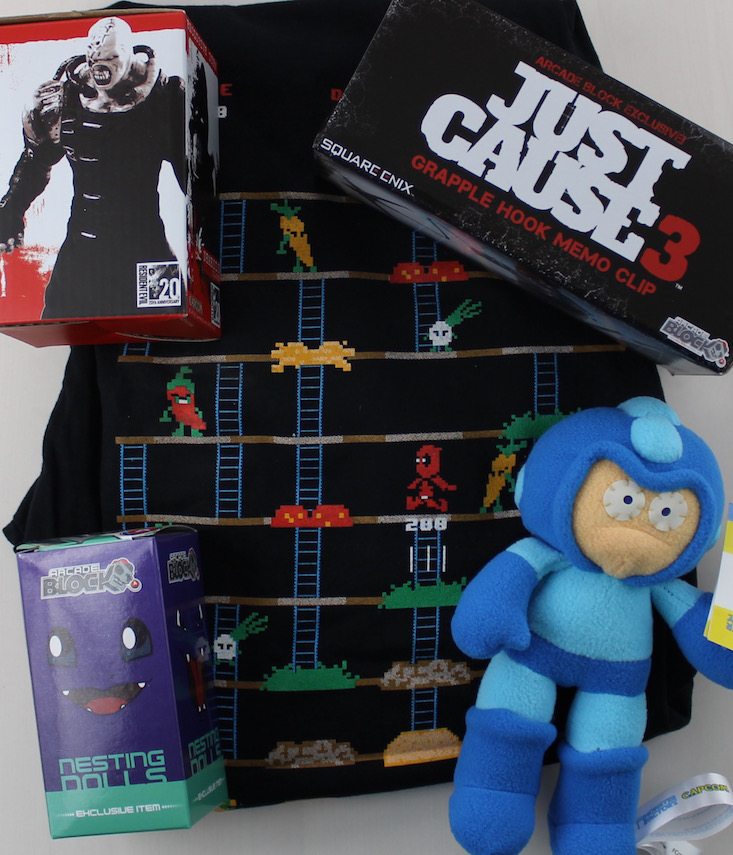 Arcade Block Subscription Box Review + Coupon March 2016 - all items
