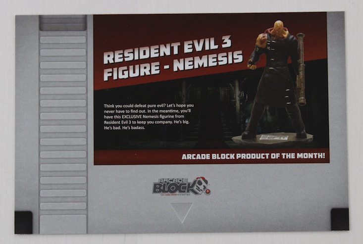 Arcade Block Subscription Box Review + Coupon March 2016 - card front