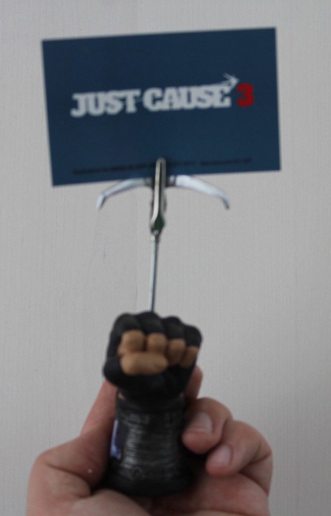 Arcade Block Subscription Box Review + Coupon March 2016 - just cause 3 with card
