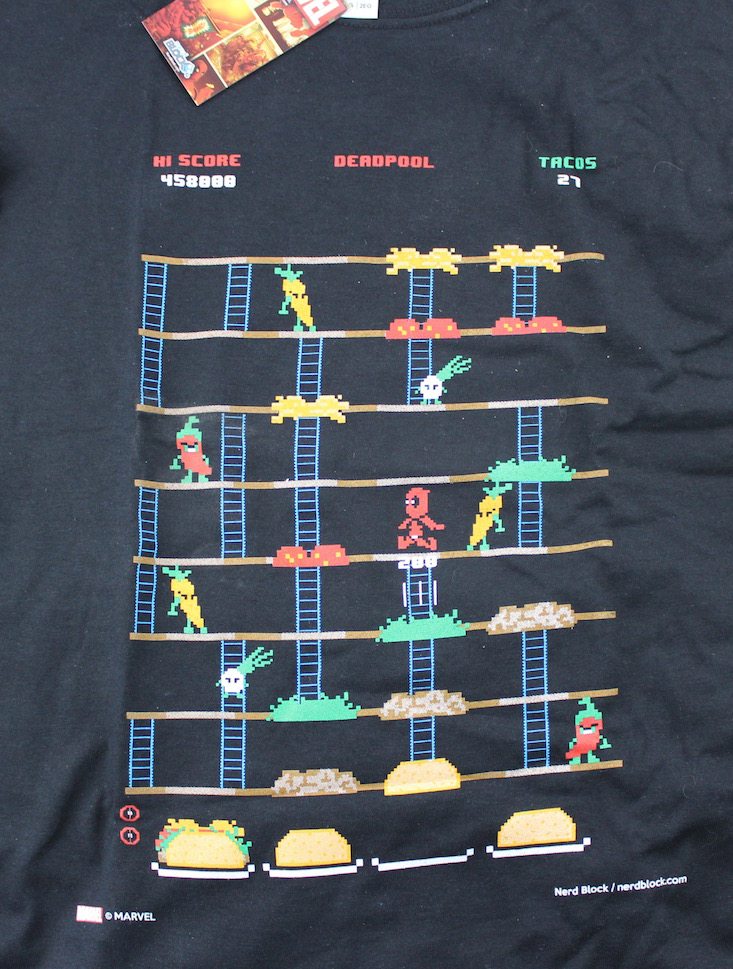 Arcade Block Subscription Box Review + Coupon March 2016 - shirt