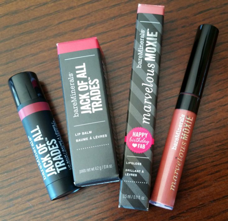 BARE MINERALS MYSTERY BOX APRIL 2016 - items 5