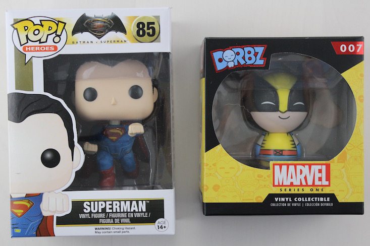 Comic Block Subscription Box Review + Coupon March 2016 - vinyl figures