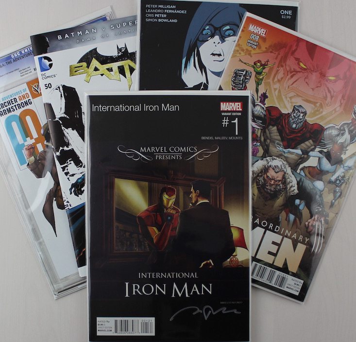 Comicboxer Subscription Box Review + Coupon March 2016 - all items