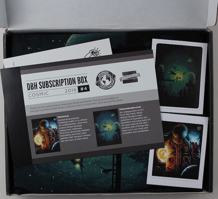 Design By Humans Collector's Box Review April 2016 - inside