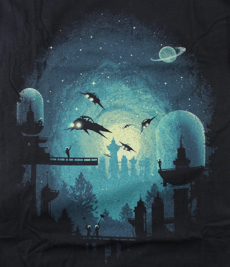 Design By Humans Collector's Box Review April 2016 - underwater shirt