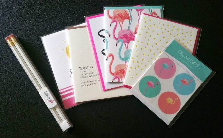 GET HAPPY MAIL MARCH 2016 - all items