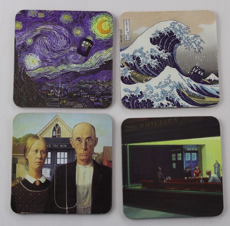 Geek Fuel Subscription Box Review + Exclusive Coupon April 2016 - coasters