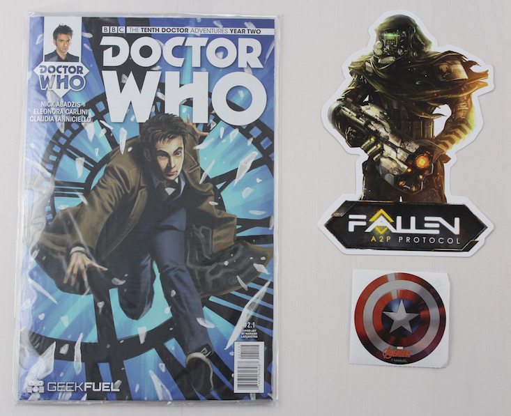Geek Fuel Subscription Box Review + Exclusive Coupon April 2016 - comic and steam game