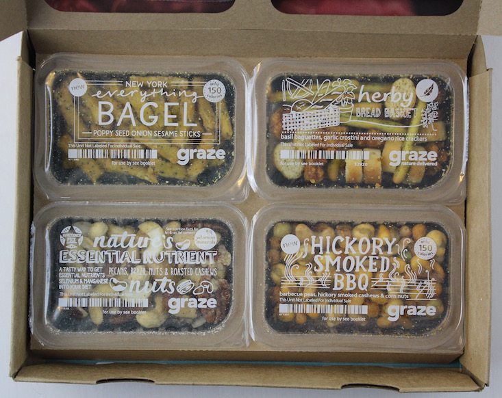 Graze Sugar Count Box Review + Free Box Coupon April 2016 - bottom tray