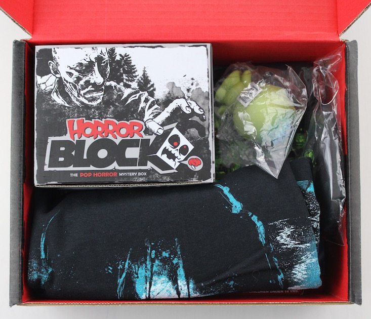Horror Block Subscription Box Review + Coupon March 2016 - inside
