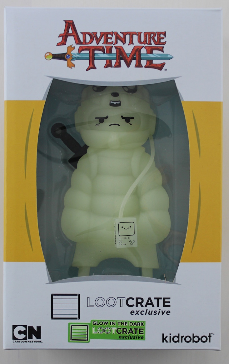 Loot Crate DX Subscription Box Review + Coupon April 2016 - Adventure Time toy in box