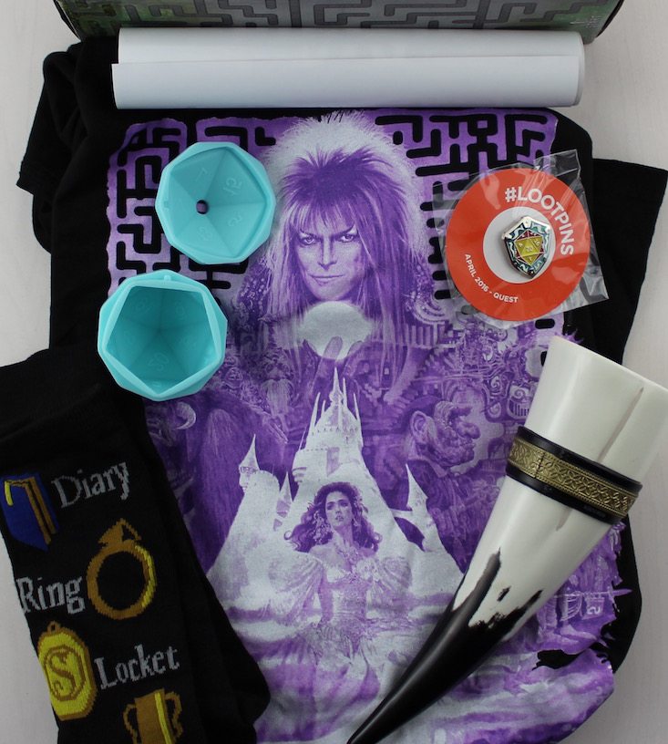 Loot Crate Subscription Box Review & Coupon April 2016 - all items