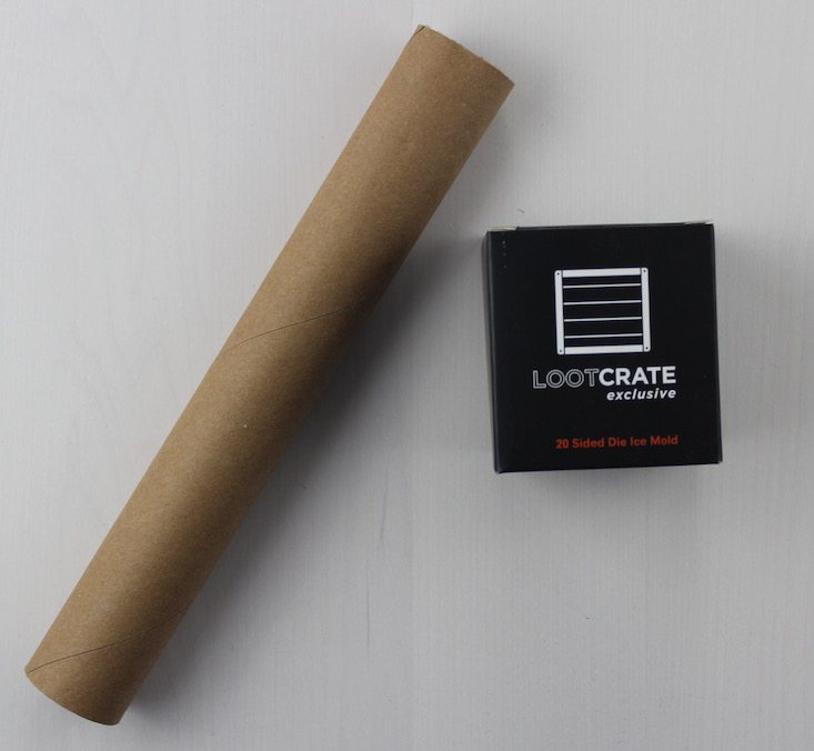 Loot Crate Subscription Box Review & Coupon April 2016 - poster and ice mold