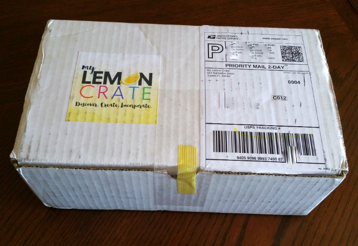 My Lemon Crate Subscription Box Review + Coupon – April 2016