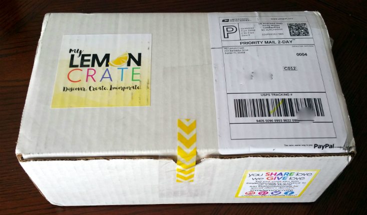 My Lemon Crate Subscription Box Review + Coupon – March 2016