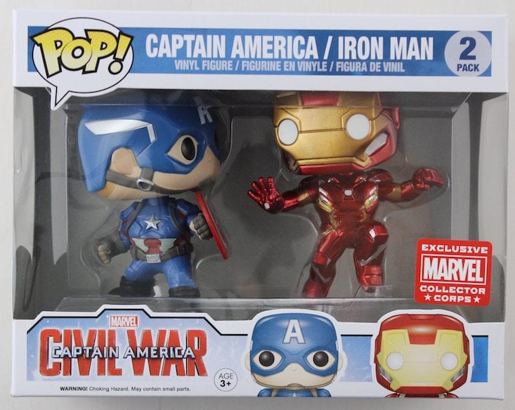 Marvel Collector Corps Subscription Box Review April 2016 - POP set