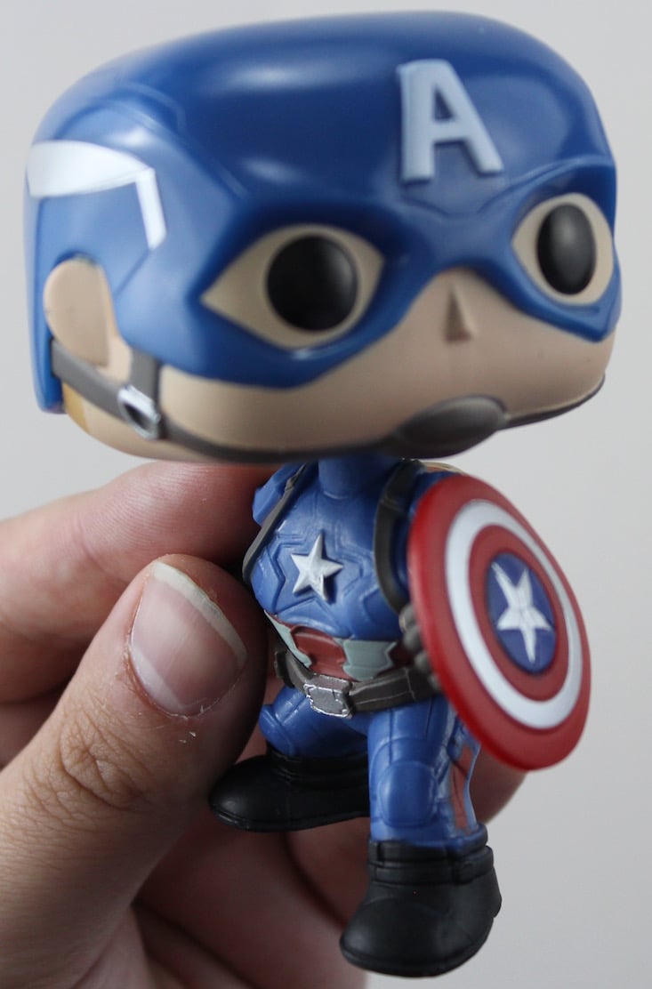 Marvel Collector Corps Subscription Box Review April 2016 - captain america