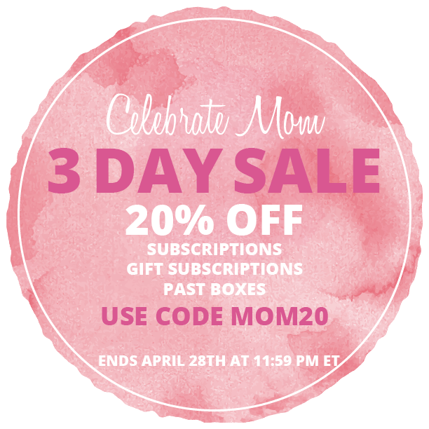 Cocotique Mother’s Day Sale – 20% Off Subscriptions & Past Boxes!
