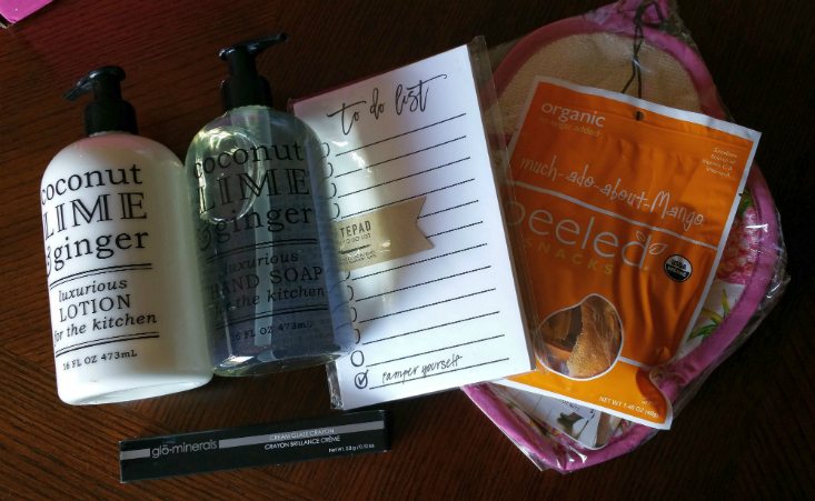 PAMPERED MOMMY MARCH 2016 - all items