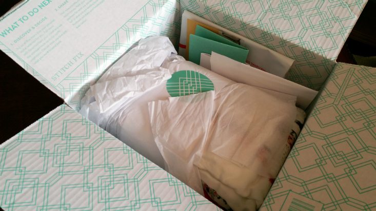 STITCH FIX APRIL 2016 - packaging