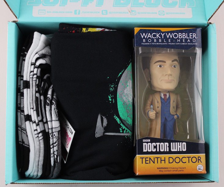 Sci Fi Block Subscription Box Review + Coupon April 2016 - inside
