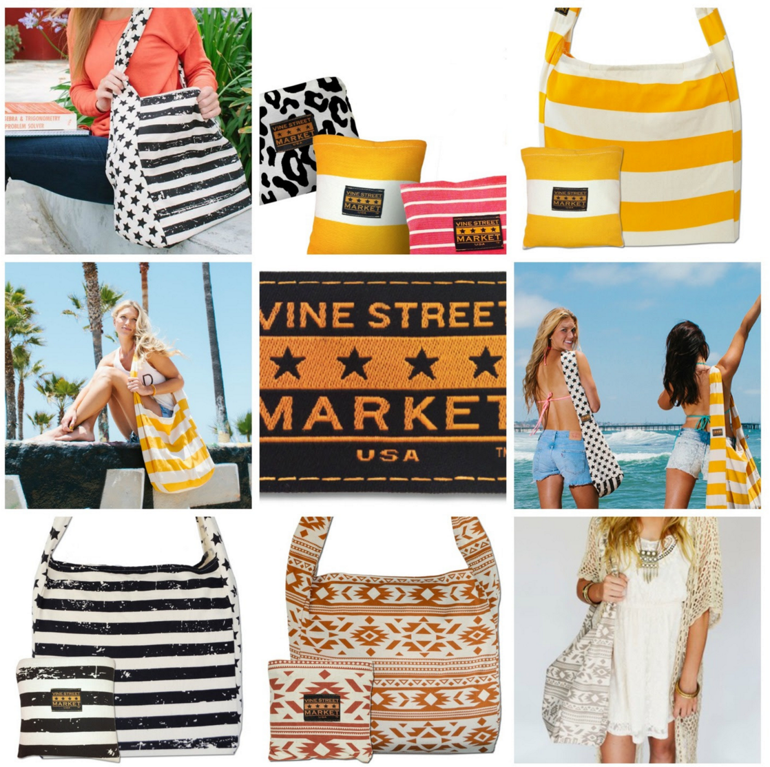 Free Vine Street Market Canvas Tote with Little Lace Box Subscription