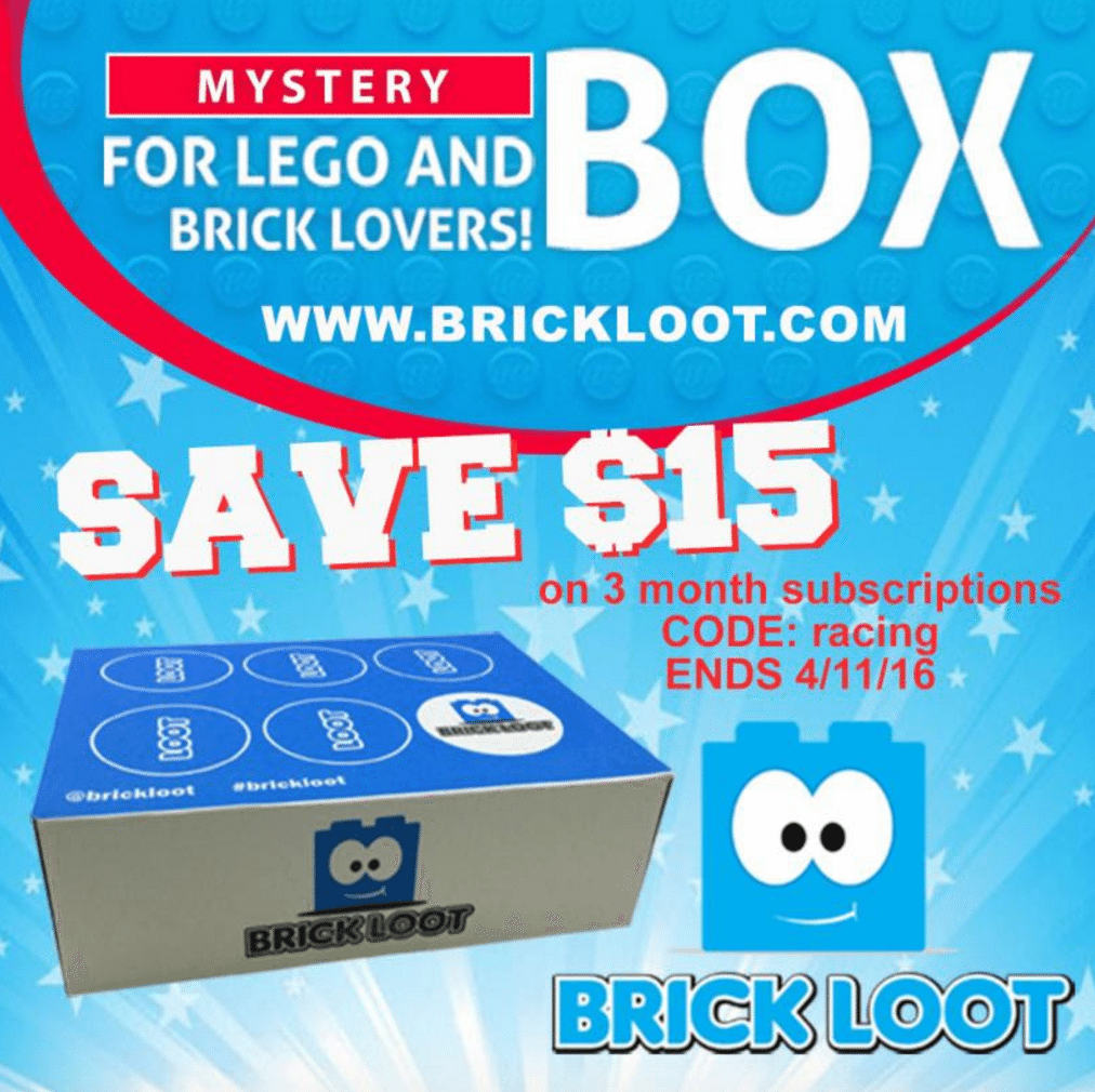 Weekend Sale – Save $15 Off a 3-Month Brick Loot Subscription